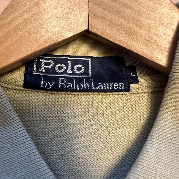 Brand New Men's Beige Polo Shirt. Ptp:21 - Picture 8 of 8